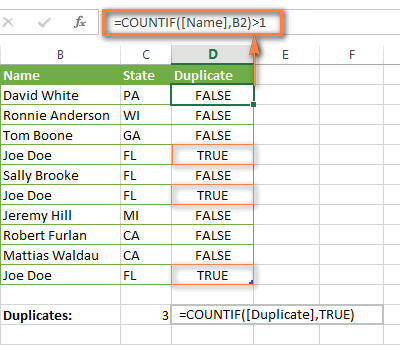 excel for mac 2017 count matches in columns